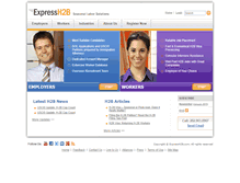 Tablet Screenshot of expressh2b.com